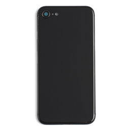 Back Housing With Back Glass for iPhone 8  - Black
